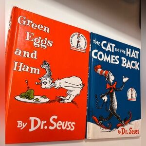 📕✨1960&1988 cat in the hat and green eggs and ham!!!